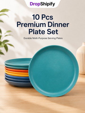 10 Pcs Premium Dinner Plate Set