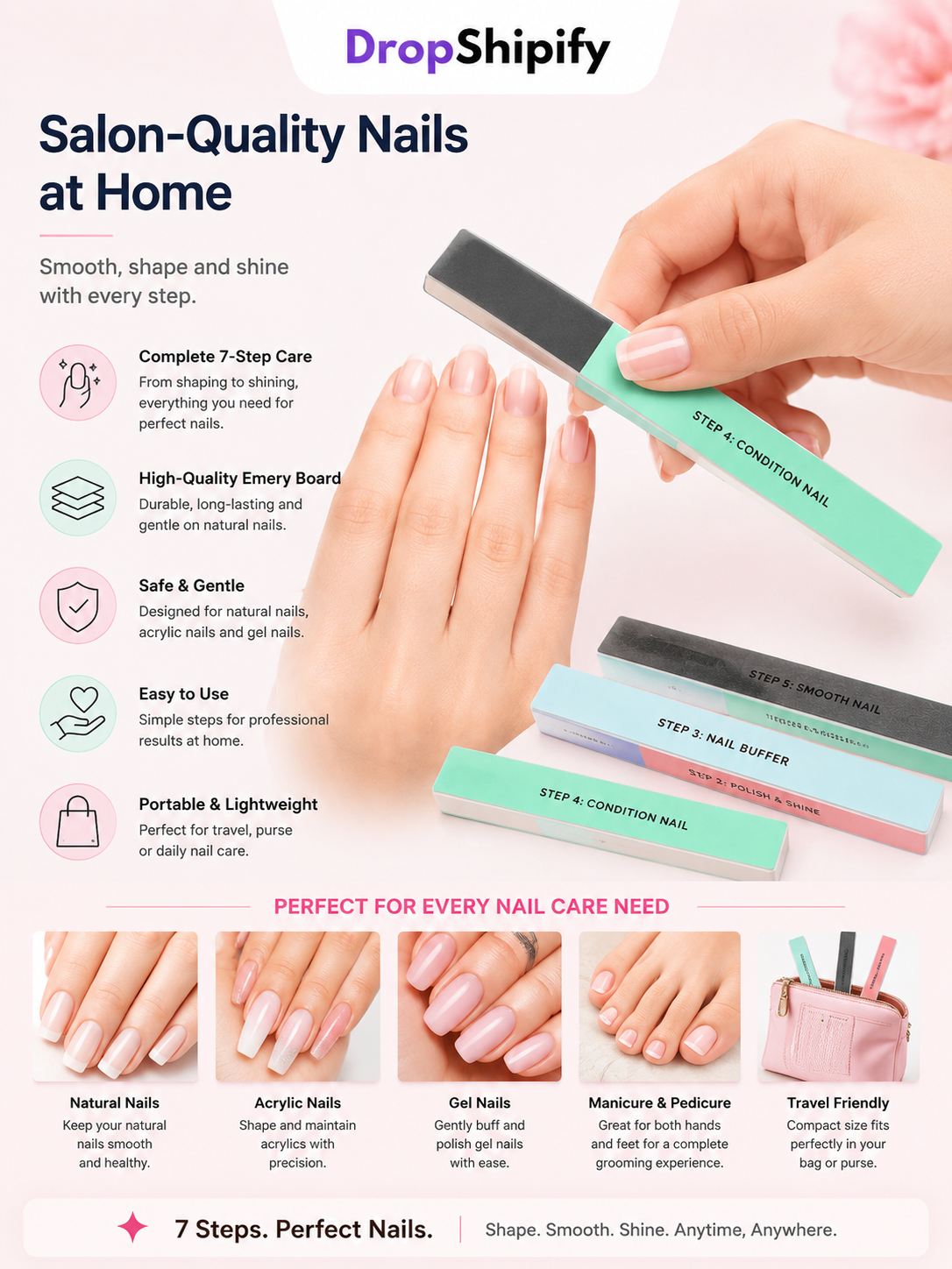 Nail File and Buffers for Females