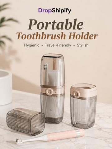 Portable Travel Makeup Brush Holder
