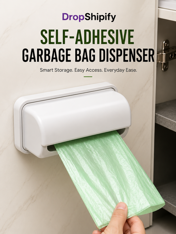 Self-Adhesive Garbage Bag Dispenser
