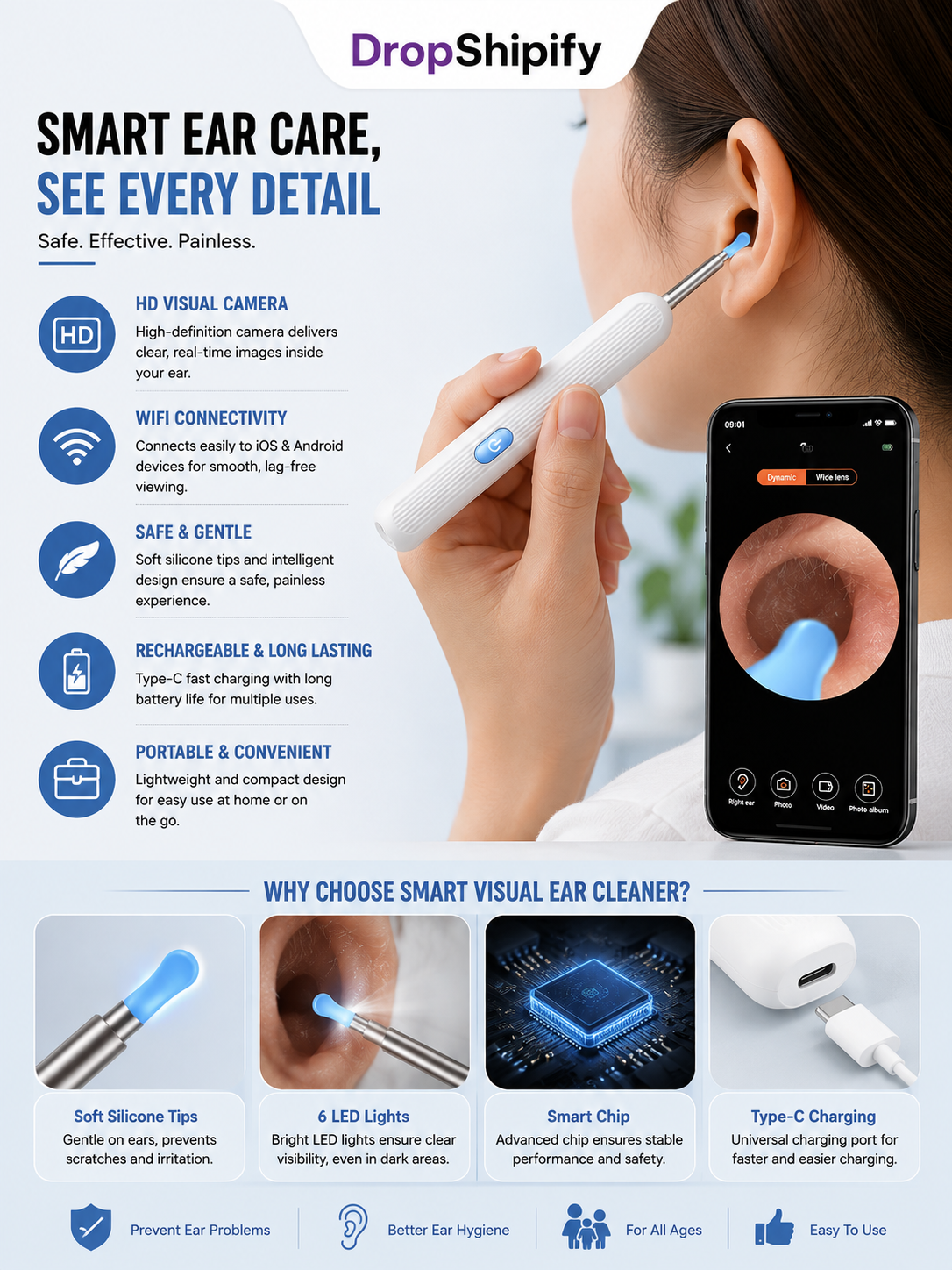 Smart Visual Ear Cleaner