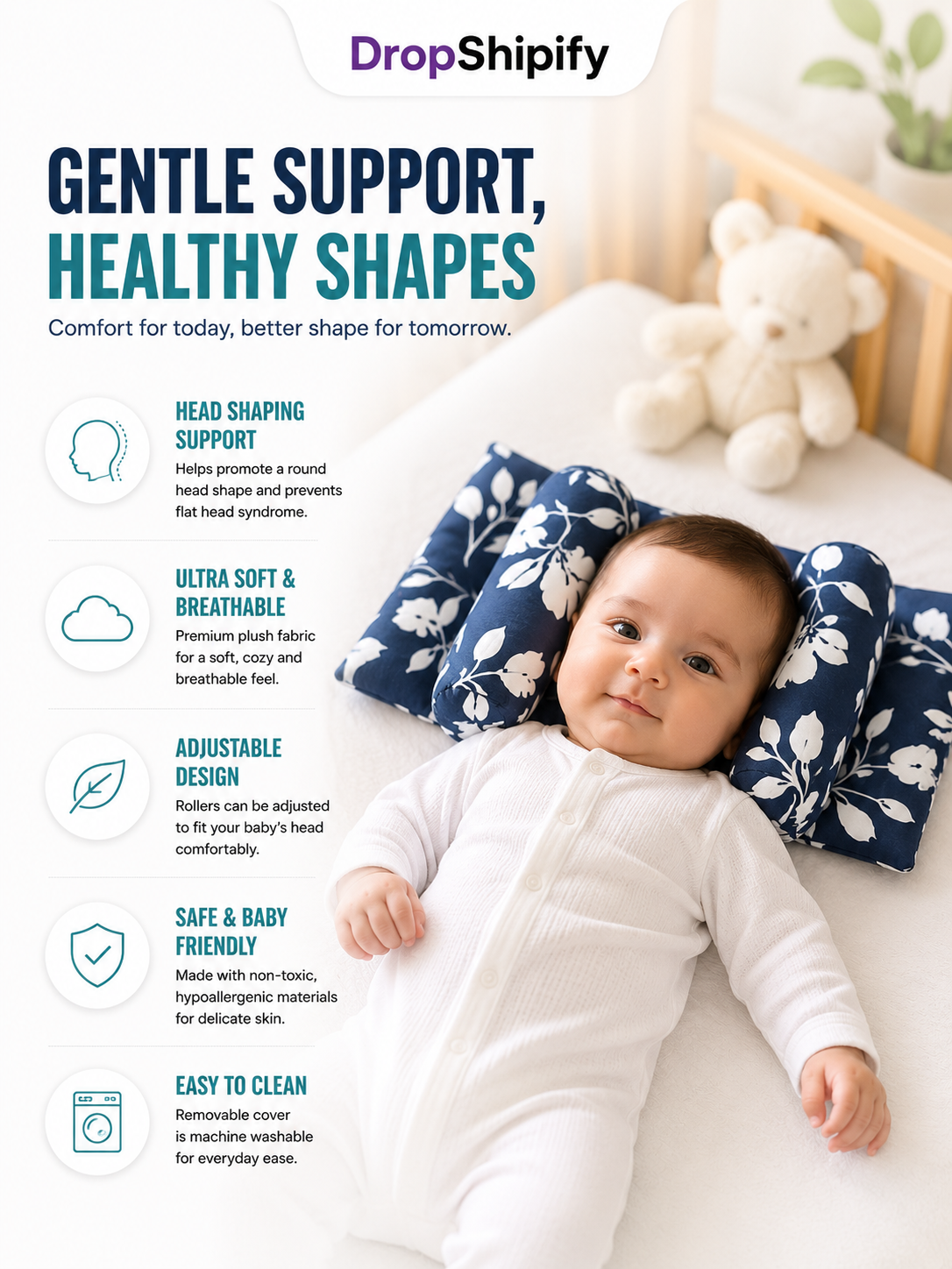 Baby Head Shaping Pillow
