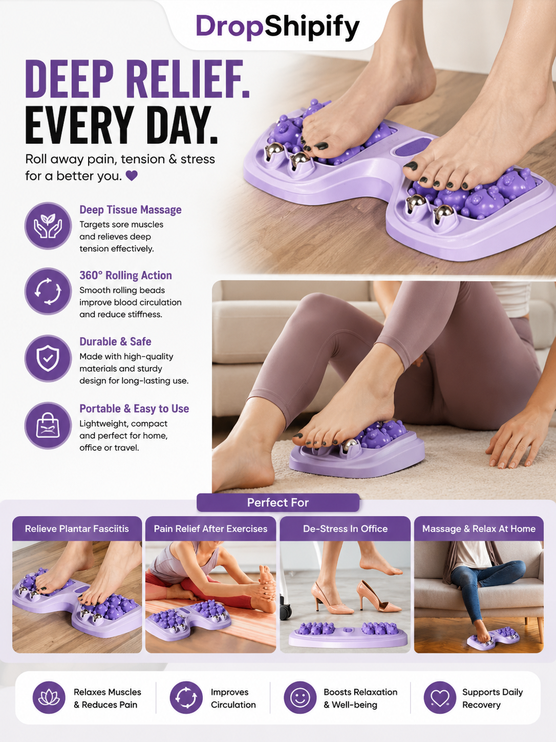 Leg Roller Massager