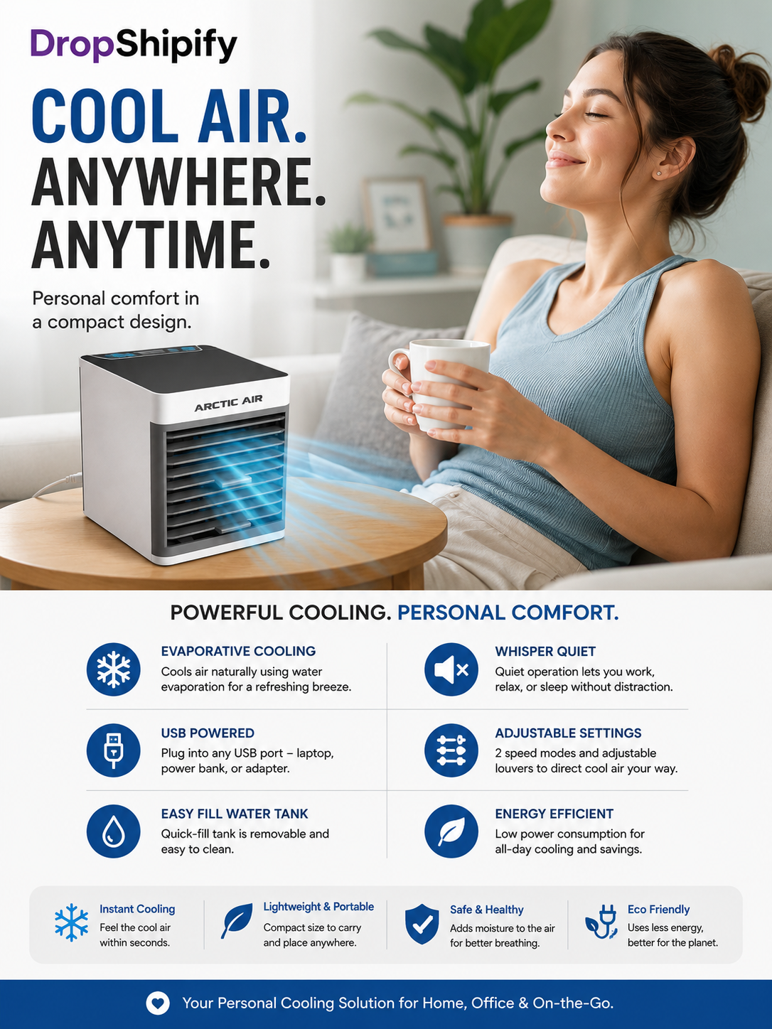 Portable Personal Air Cooler