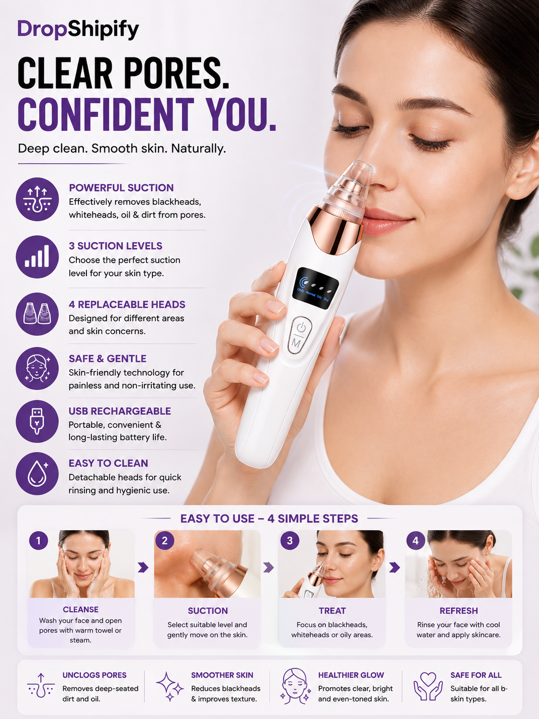 Electric Blackhead Remover Vacuum