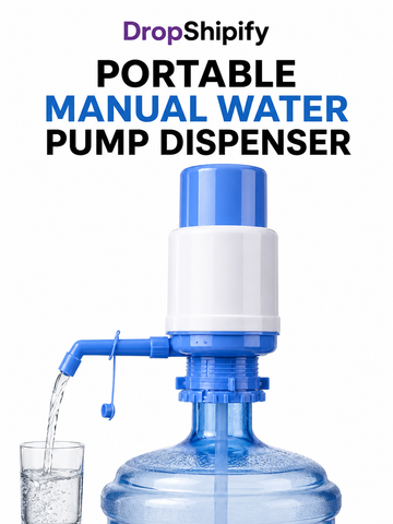 Portable Manual Water Pump Dispenser for 5 Gallon Bottled Water