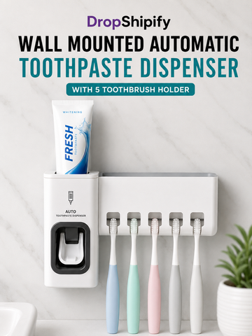 Wall Mounted Automatic Toothpaste Dispenser