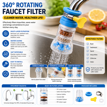 360° Kitchen Faucet Filter