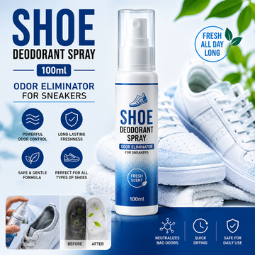 Shoe Deodorant Spray 100ml Odor Eliminator for Sneakers